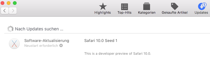 Safari 10 Developer Preview